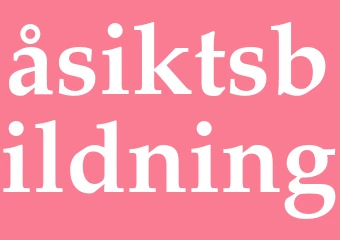 Synonym åsiktsbildning