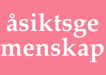 Synonym åsiktsgemenskap