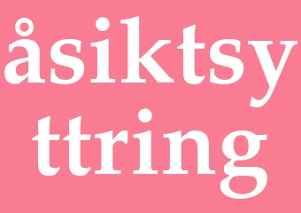 Synonym åsiktsyttring