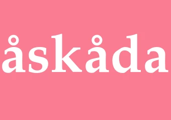 Synonym åskåda