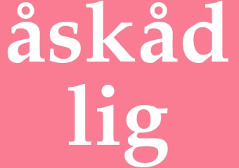 Synonym åskådlig
