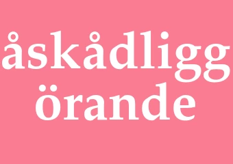 Synonym åskådliggörande