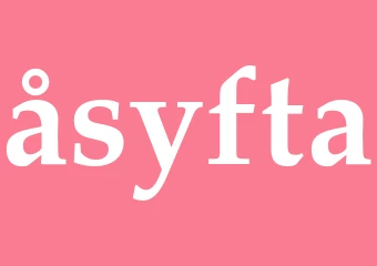 Synonym åsyfta