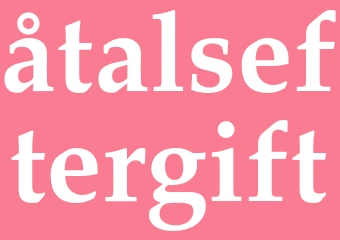 Synonym åtalseftergift
