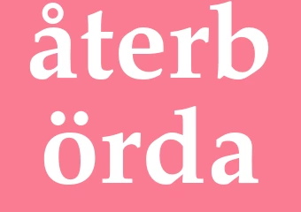 Synonym återbörda
