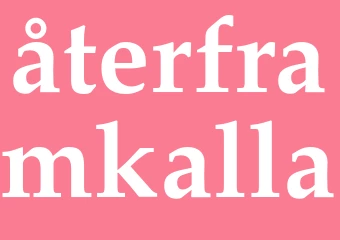 Synonym återframkalla
