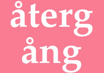Synonym återgång