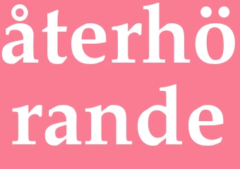 Synonym återhörande