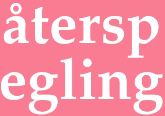 Synonym återspegling