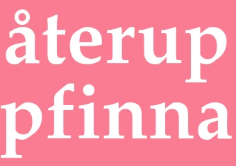 Synonym återuppfinna