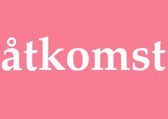 Synonym åtkomst