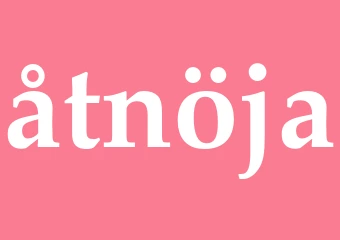 Synonym åtnöja