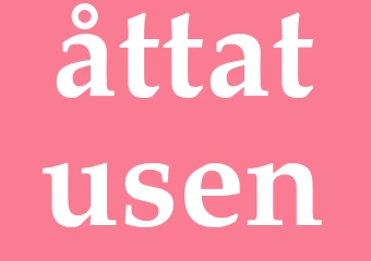 Synonym åttatusen