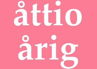 Synonym åttioårig