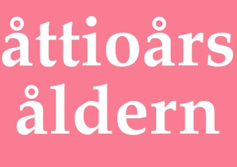 Synonym åttioårsåldern