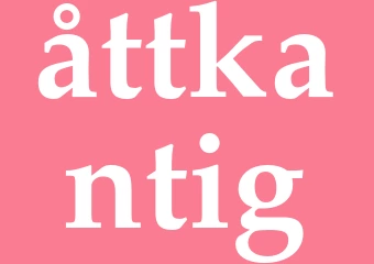 Synonym åttkantig