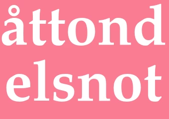 Synonym åttondelsnot