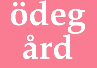 Synonym ödegård