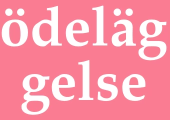 Synonym ödeläggelse