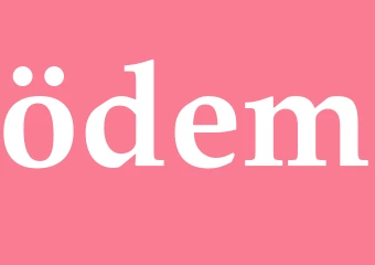 Synonym ödem