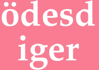Synonym ödesdiger