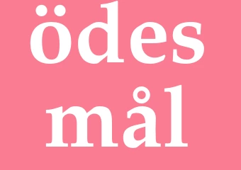 Synonym ödesmål