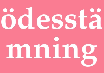 Synonym ödesstämning