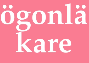 Synonym ögonläkare