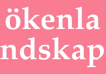 Synonym ökenlandskap