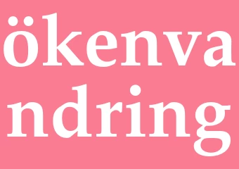 Synonym ökenvandring