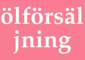 Synonym ölförsäljning