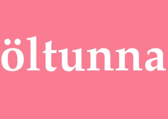 Synonym öltunna