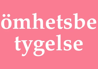 Synonym ömhetsbetygelse
