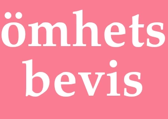 Synonym ömhetsbevis