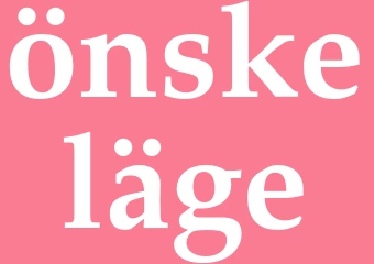 Synonym önskeläge