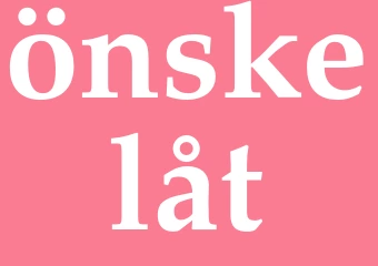 Synonym önskelåt