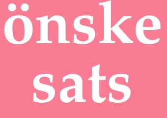 Synonym önskesats