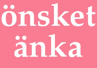 Synonym önsketänka