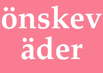 Synonym önskeväder