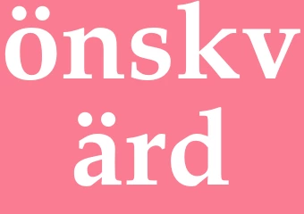 Synonym önskvärd