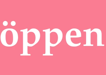 Synonym öppen