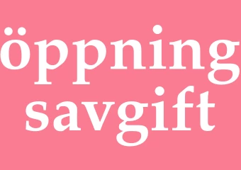 Synonym öppningsavgift