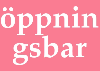 Synonym öppningsbar