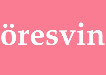 Synonym öresvin