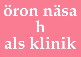 Synonym öron-näsa-hals-klinik