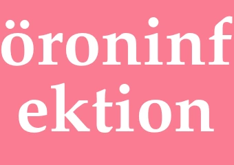 Synonym öroninfektion