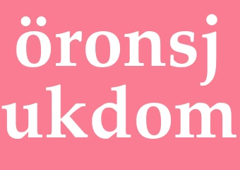 Synonym öronsjukdom