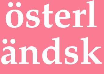 Synonym österländsk