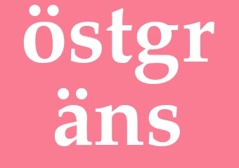 Synonym östgräns