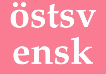 Synonym östsvensk